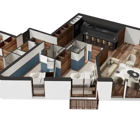Apartment De Standing A Village, 8 Pers, 123m², 3 + Cabine, Proche Pistes - Fr-1-618-28 Courchevel